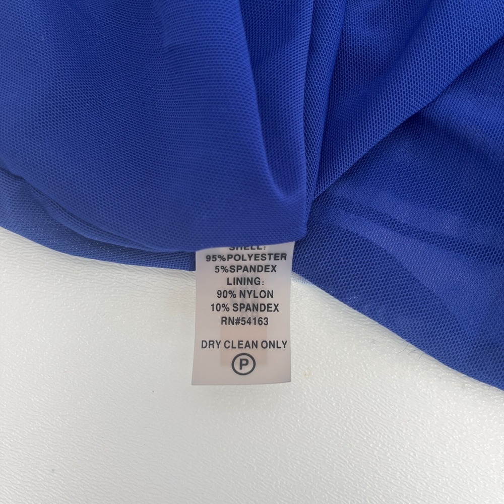 Calvin Klein Women 14 Blue Tie Dye Dress Beach Resort Cruise Pockets - Picture 13 of 13